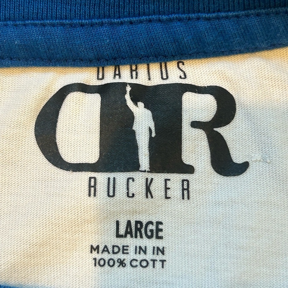 Darius Rucker Collection Rams Raglan Long Sleeve Tee - Picture 5 of 5
